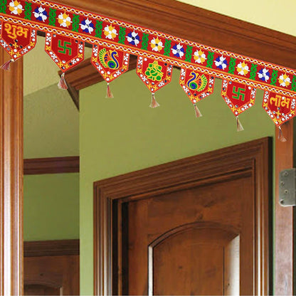 Ascension Design Subh Labh Traditional Art Handmade Door Bandarwal