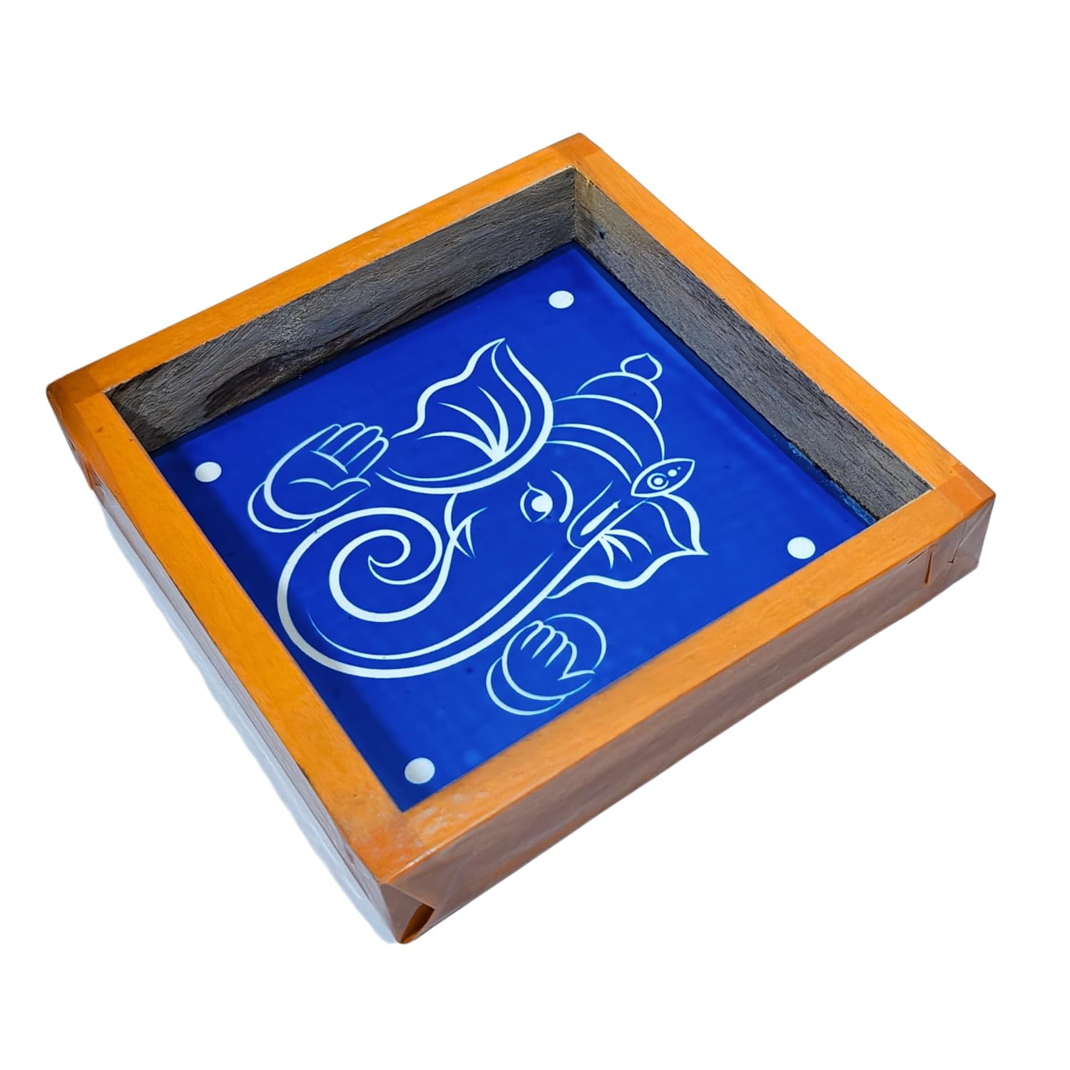 Anciently Ganesha Rangoli Stencil Wooden