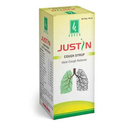 Adven Justin Cough Syrup Ideal Cough Reliver 