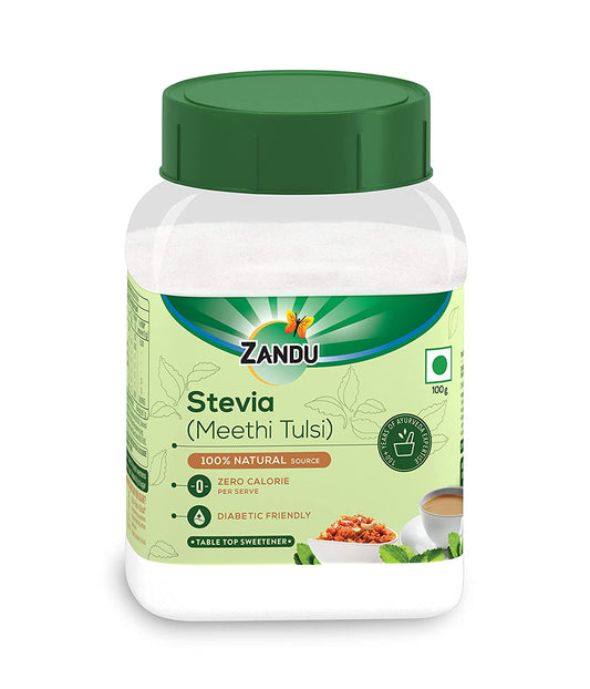 Zandu Stevia Meethi Tulsi | Table Top Sweetener 