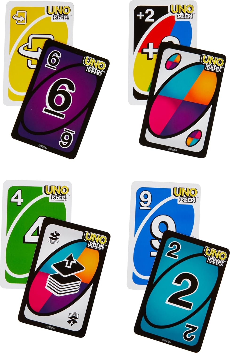 Mattel UNO Flip - Double Sided Card Game