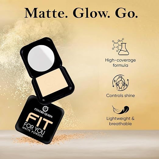 Colors-Queen-Fit-for-U-Matte-Compact-Powder-