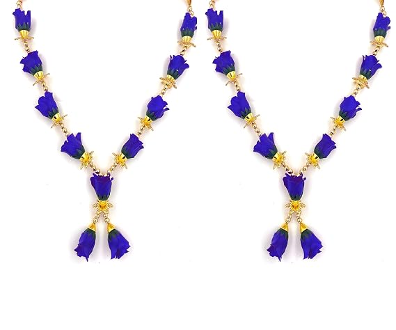 Bhakti Lehar Artificial Purple Rose Flower Mala