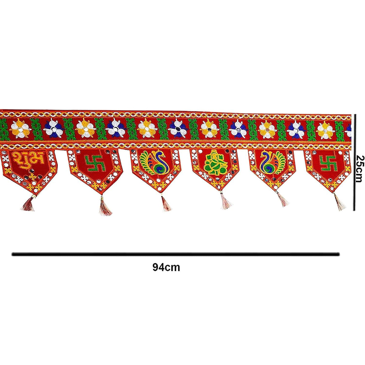 Ascension Design Subh Labh Traditional Art Handmade Door Bandarwal