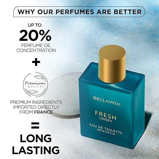 Bella Vita Luxury FRESH Unisex Eau De Toilette Perfume