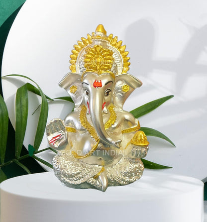 Gold Art India 999 Silver Plated Ganesha
