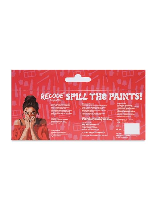 Recode-Red-Spill-The-Paints-Nail-Paint-Set-Of-5