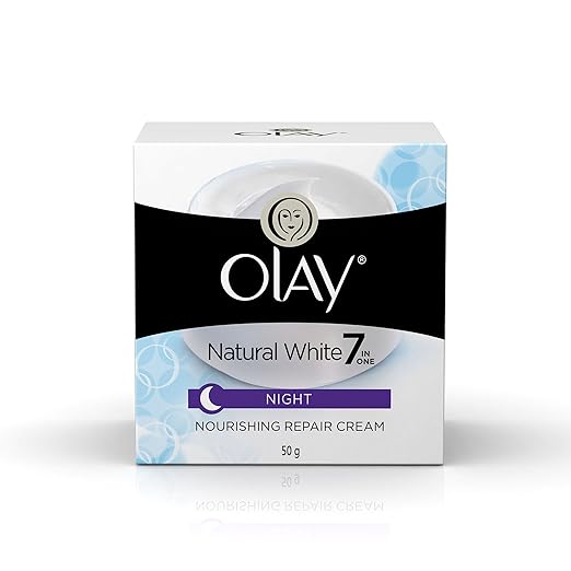 Olay Natural White 7 in One, Night Nourishing Repair Cream