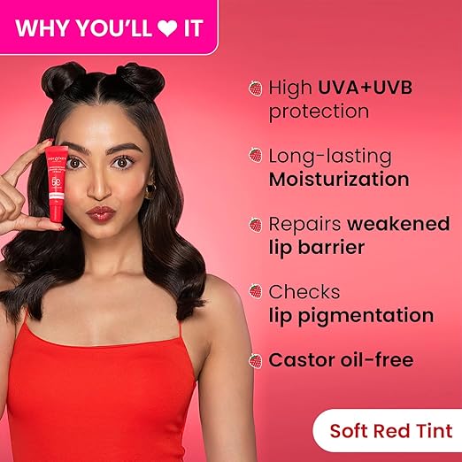 Dot & Key Barrier Repair Ceramide + Peptide Lip Balm Spf 50 Pa+++ Red Romance