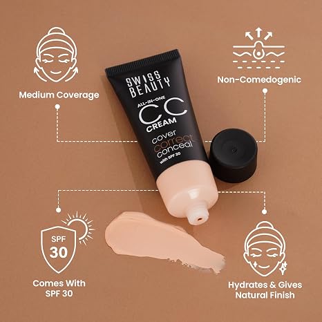 Swiss Beauty All-In-One Lightweight CC Cream 25g
