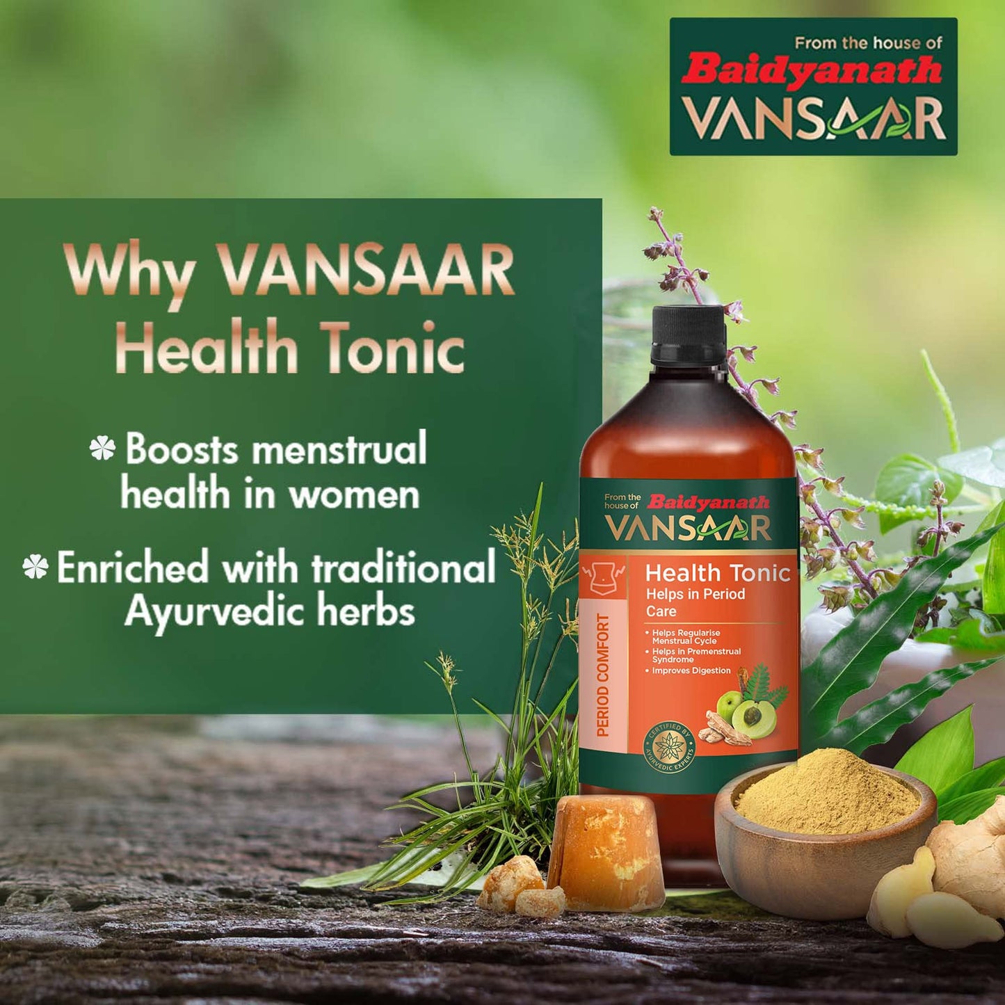 Baidyanath Vansaar Health Tonic Cramp Relief