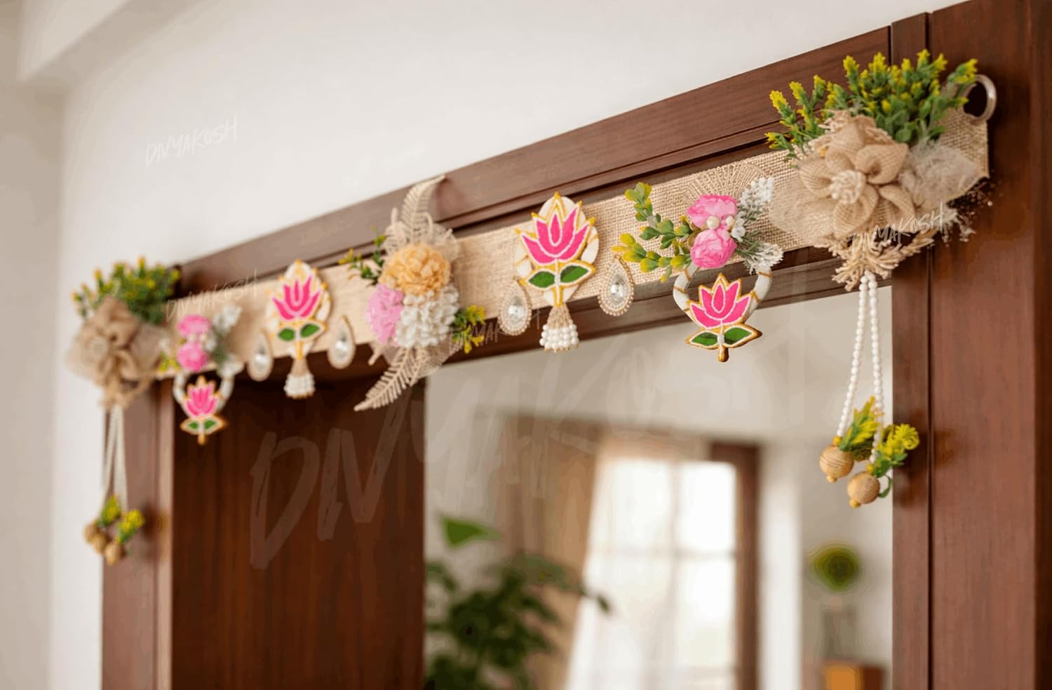 Divyakosh Artificial Flower Toran for Main Door Entrance