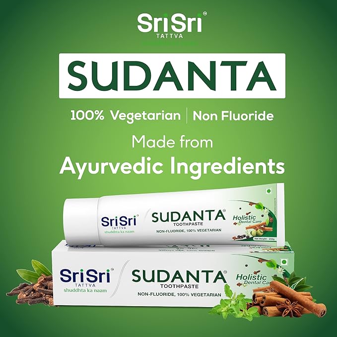 Sri Sri Tattva Sudanta Toothpaste 50g - PUSHMYCART