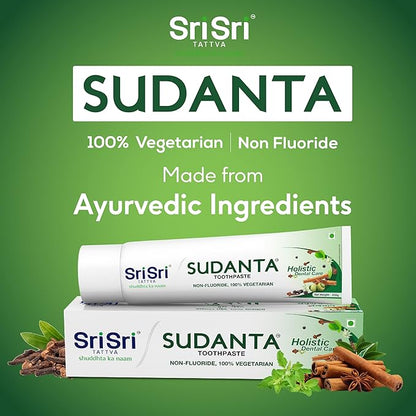 Sri Sri Tattva Sudanta Toothpaste 50g - PUSHMYCART