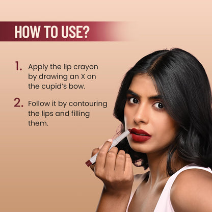 Swiss Beauty Non-Transfer Matte Cat Lip Crayon 1.5g