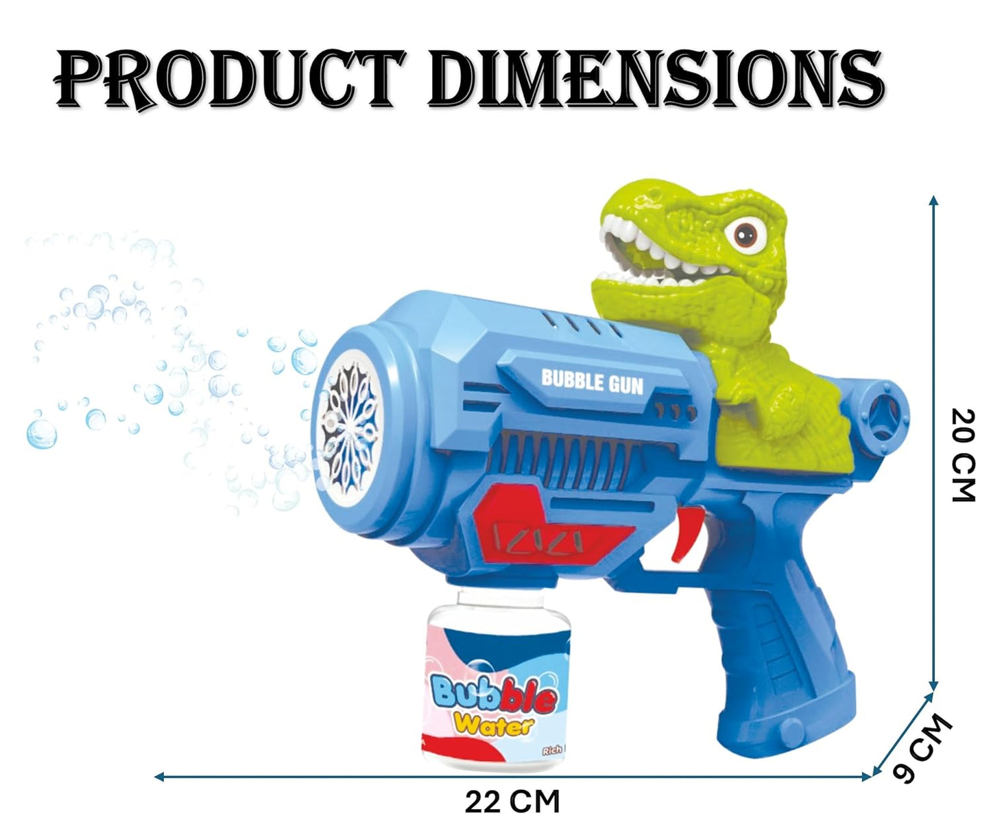 King Toyz Rechargeable Automatic Bubble Gun