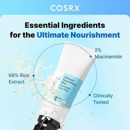 COSRX Ultimate Nourishing Rice Spa Overnight Mask