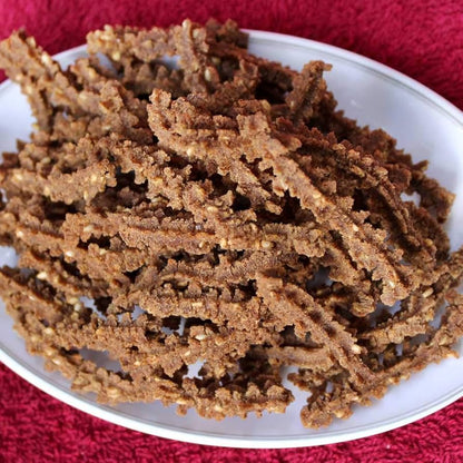 Telangana snacks Butter Ragi Murukulu