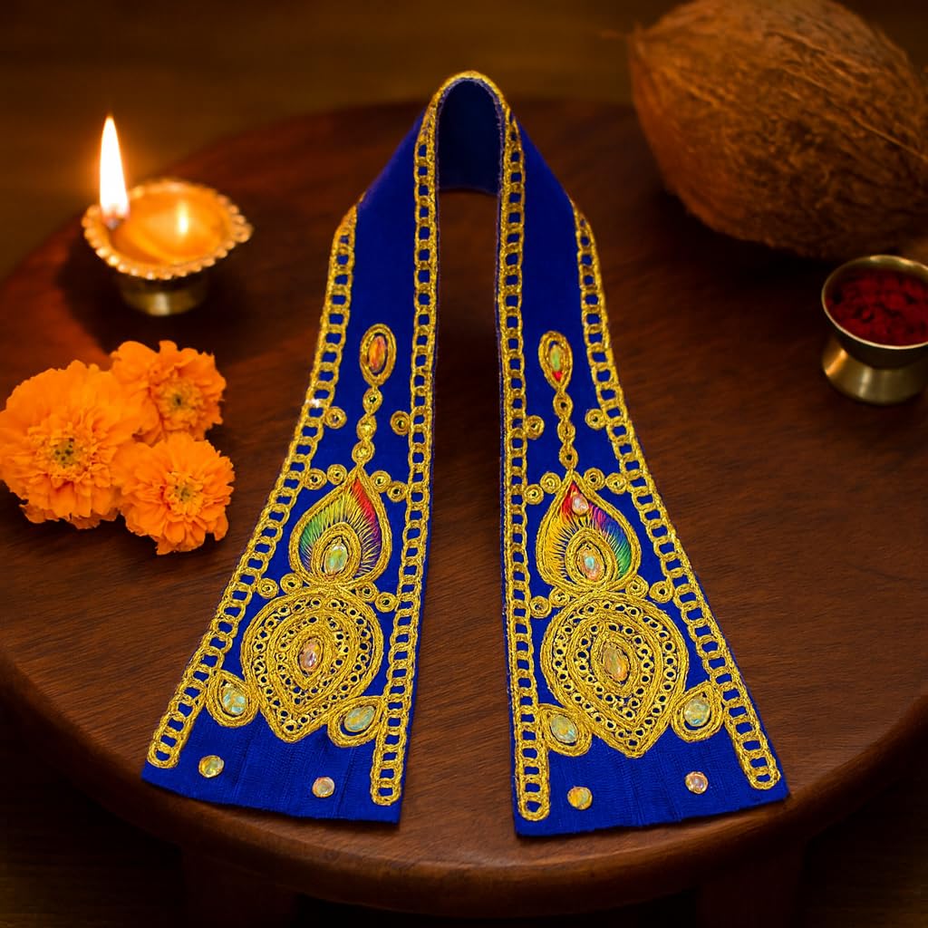 Ganpati Shela with Moti Work Inch Handcrafted Dupatta
