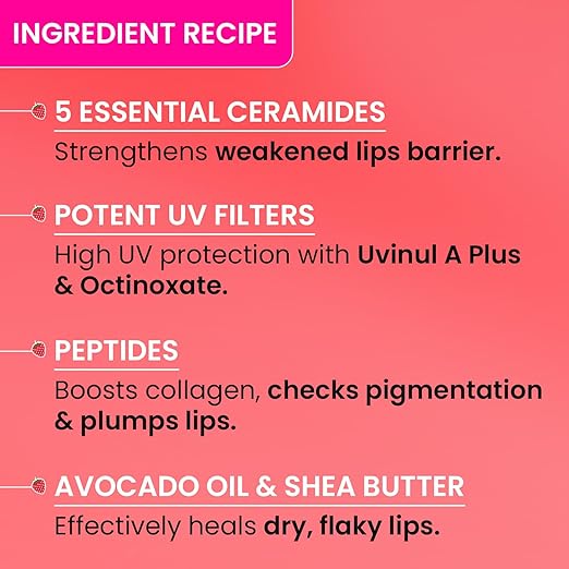 Dot & Key Barrier Repair Ceramide + Peptide Lip Balm Spf 50 Pa+++ Red Romance
