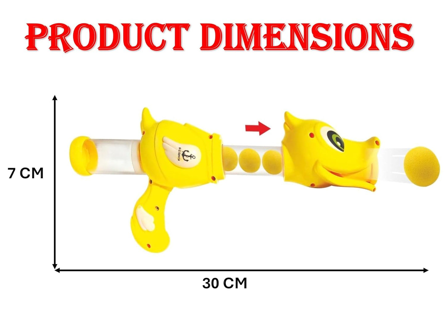 King Toyz Quack Blaster Soft Ball Manual Toy Gun