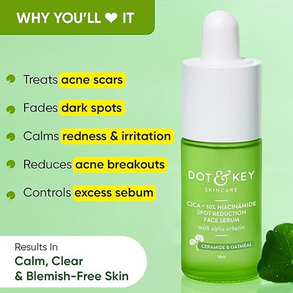 Dot & Key Cica + 10% Niacinamidе Spot Reduction Face Serum