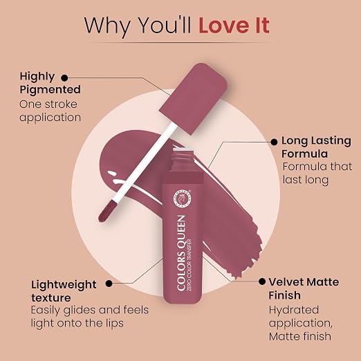 Colors-Queen-Zero-Color-Transfer-Liquid-Lipstick