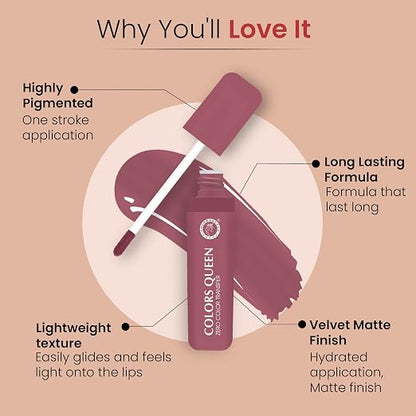 Colors-Queen-Zero-Color-Transfer-Liquid-Lipstick