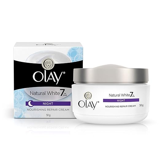 Olay Natural White 7 in One, Night Nourishing Repair Cream