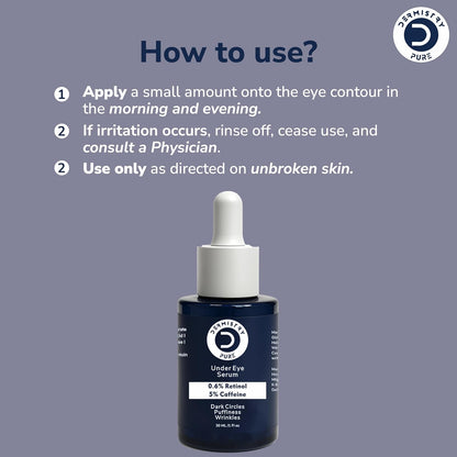 Dermistry Under Eye Serum for Dark Circles & Puffiness Care Daily