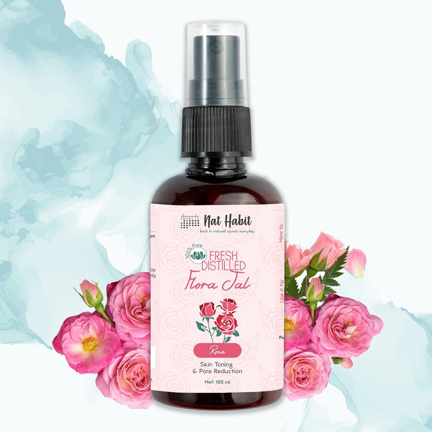 Nat Habit Pure Gulab Flora Jal 