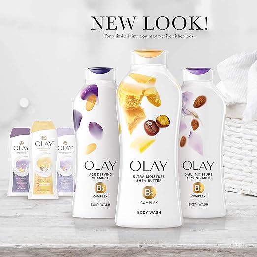 Olay Body Wash Daily Exfoliating, White