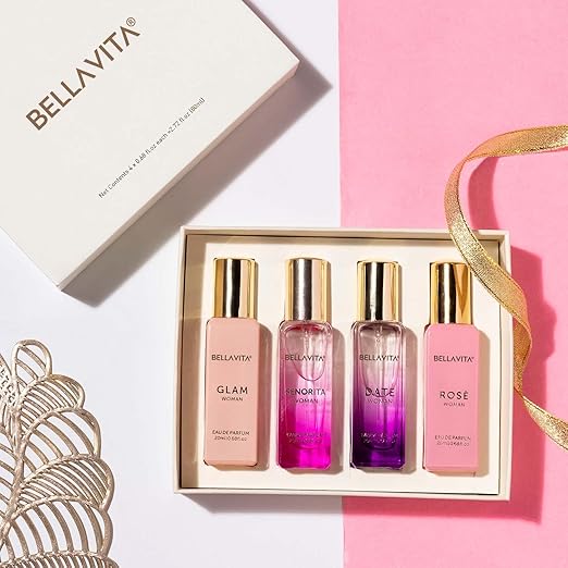 Bella Vita Luxury Woman Eau De Parfum Gift Set For Women With Date