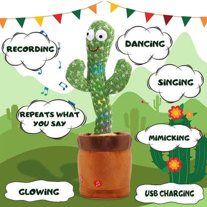 Wembley Dancing and Talking Cactus Musical Toy