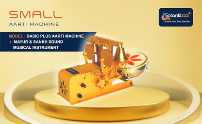God-Mantra Shankh & Mayur Sounds Fully Automatic Electric Mini Aarti Machine