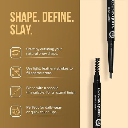 Colors-Queen-Brow-Master-Eyebrow-Definer-Pencil