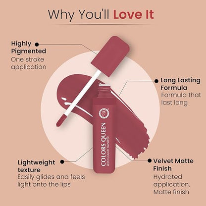 Colors-Queen-Zero-Color-Transfer-Liquid-Lipstick