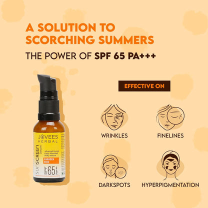 Jovees Sunscreen Face Serum SPF 65 PA+++