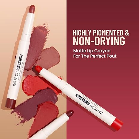 Swiss Beauty Non-Transfer Matte Cat Lip Crayon 1.5g