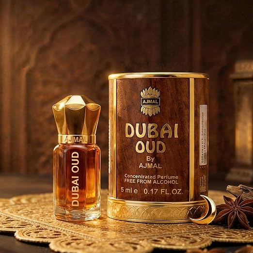 Ajmal-Dubai-Oud-Attar-5ml-Unisex-Non-Alcoholic-Perfume