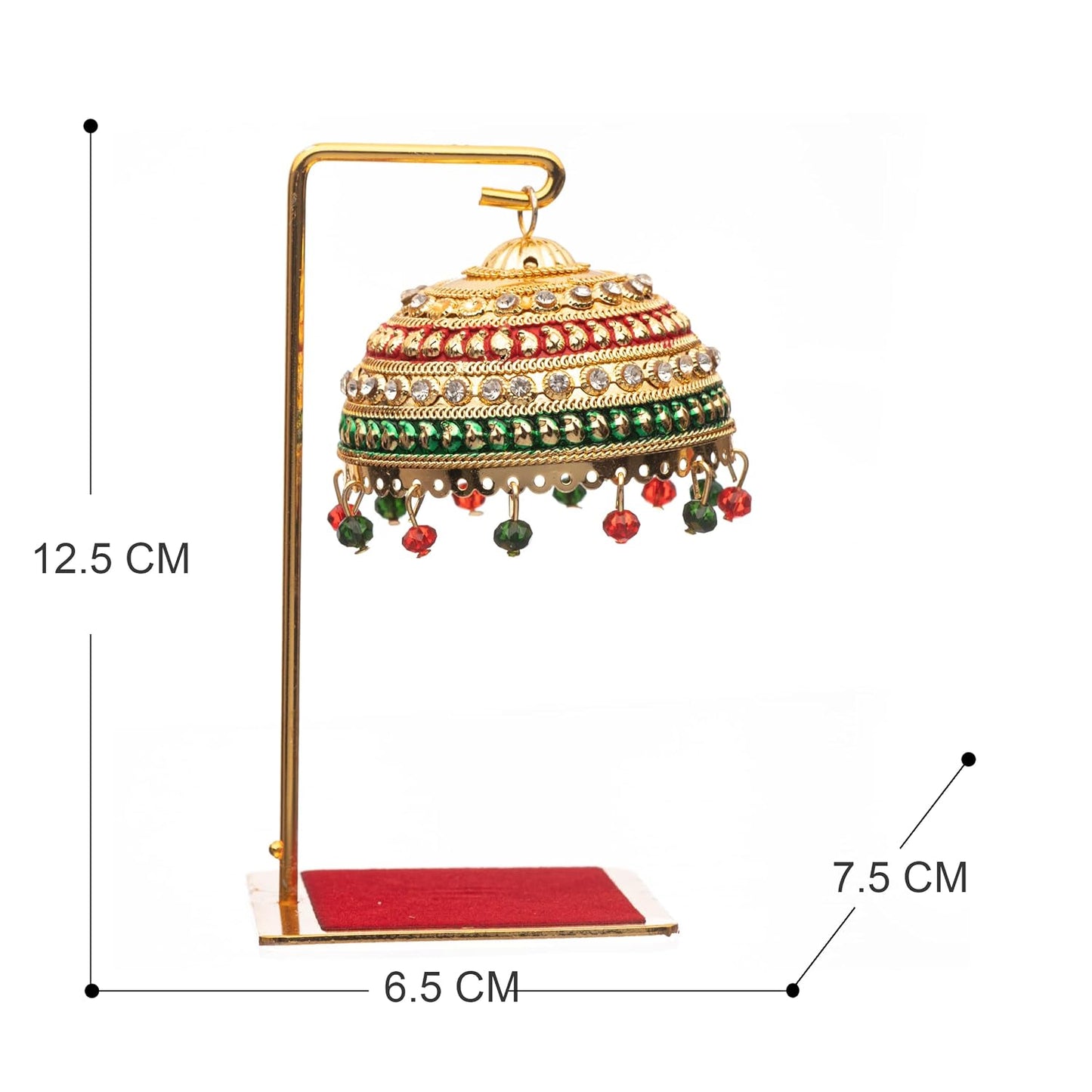 Metal Chhatra with Hanging Crystals M 99