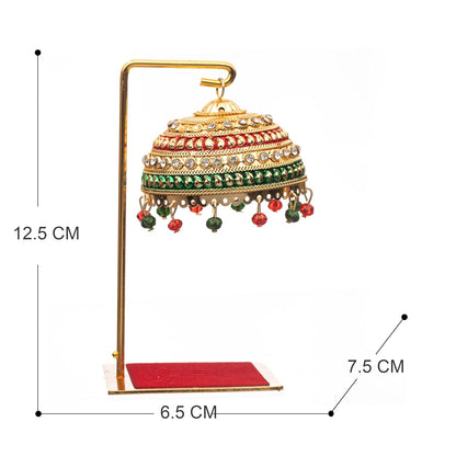 Metal Chhatra with Hanging Crystals M 99