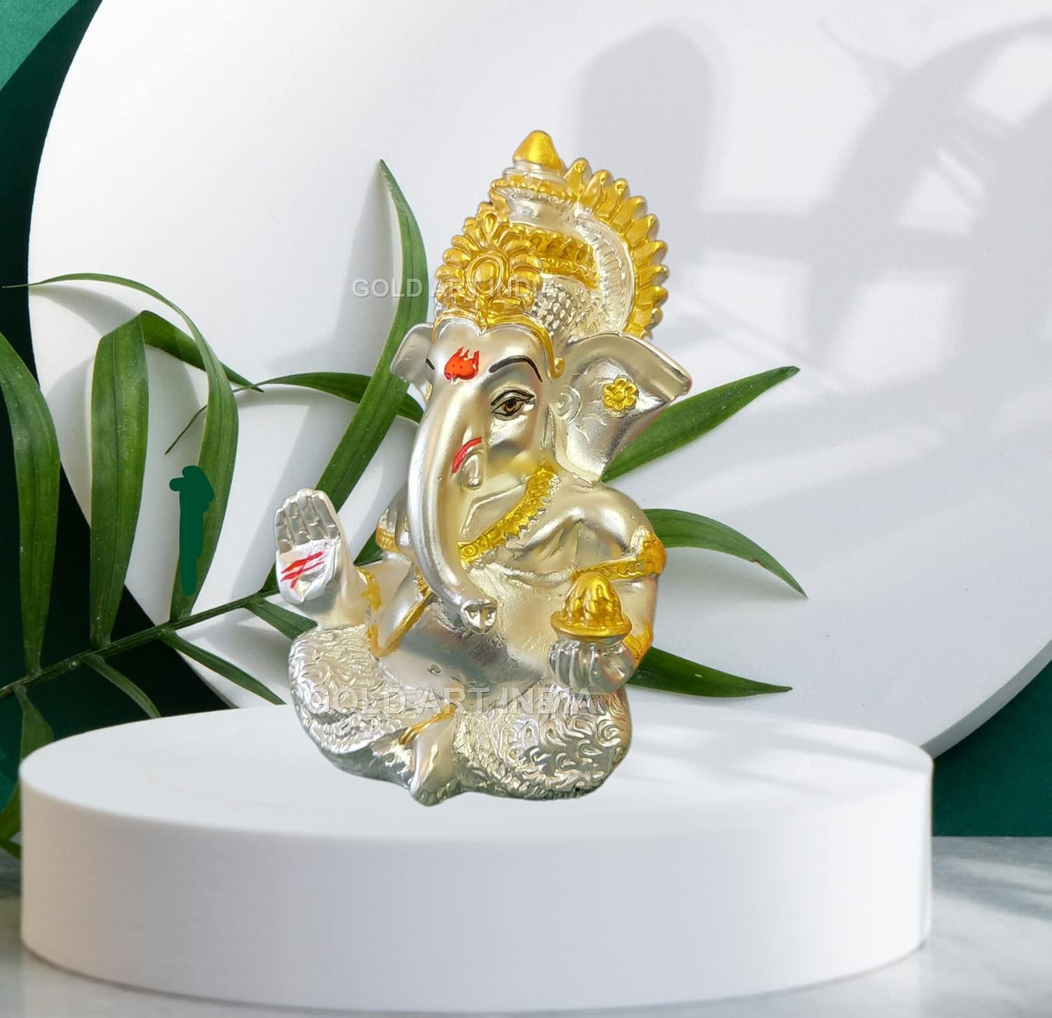 Gold Art India 999 Silver Plated Ganesha