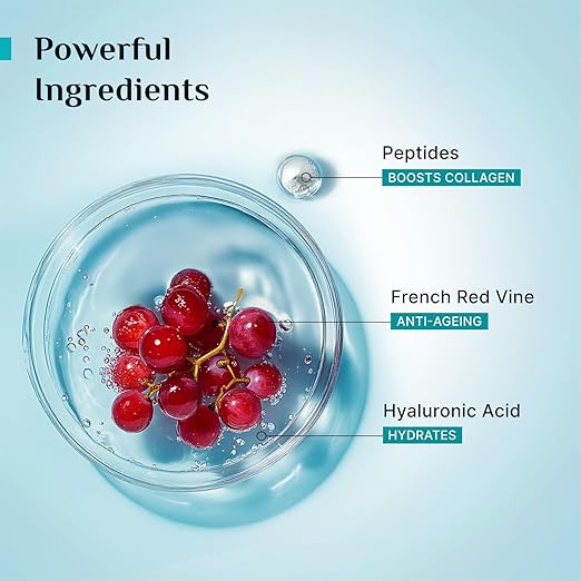 Pilgrim French Red Vine Face Serum with Peptides & Hyaluronic Acid