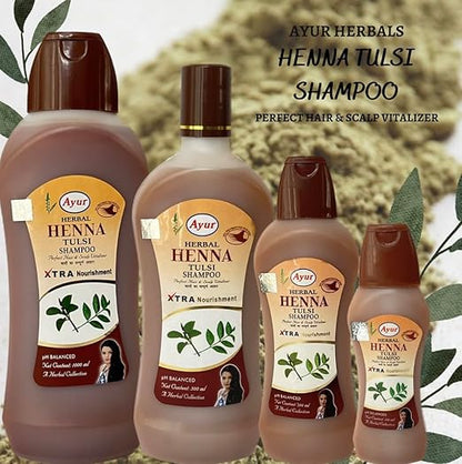 Ayur Herbal, Henna Tulsi Shampoo