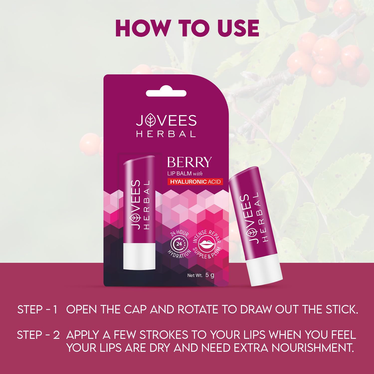 Jovees Berry Lip Balm