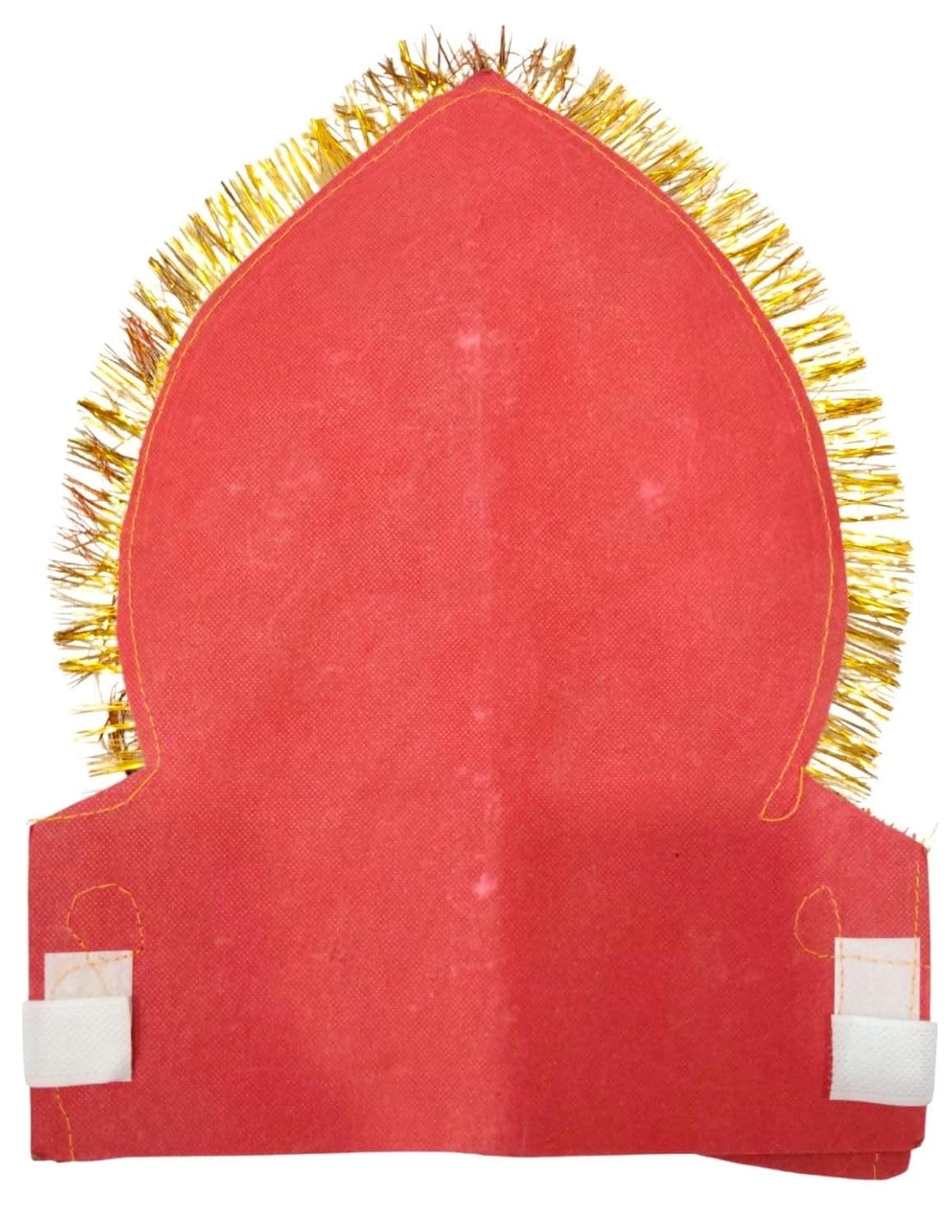 BookMyCostume Traditional Red Mukut for Adults