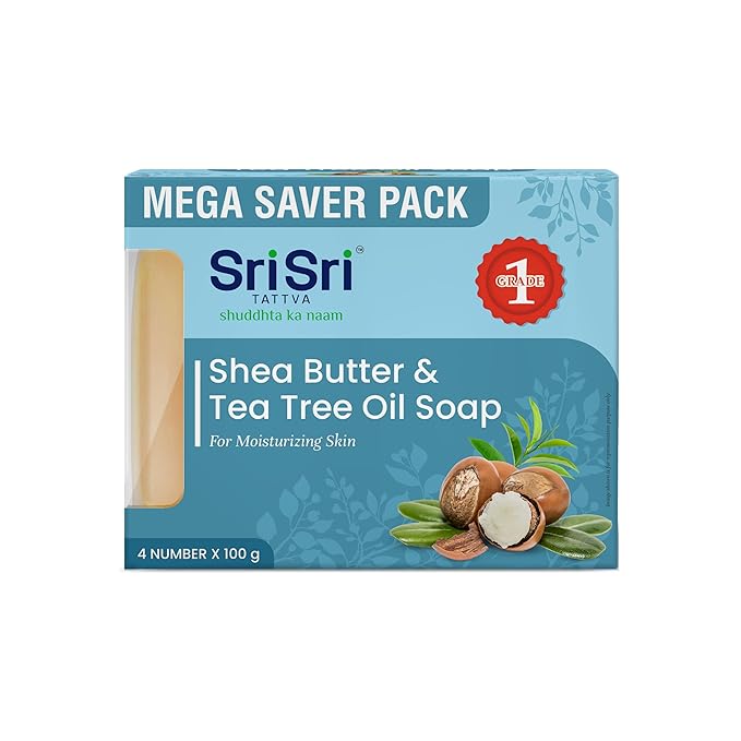 Sri Sri Tattva Shea Butter & Tea Tree Oil Soap