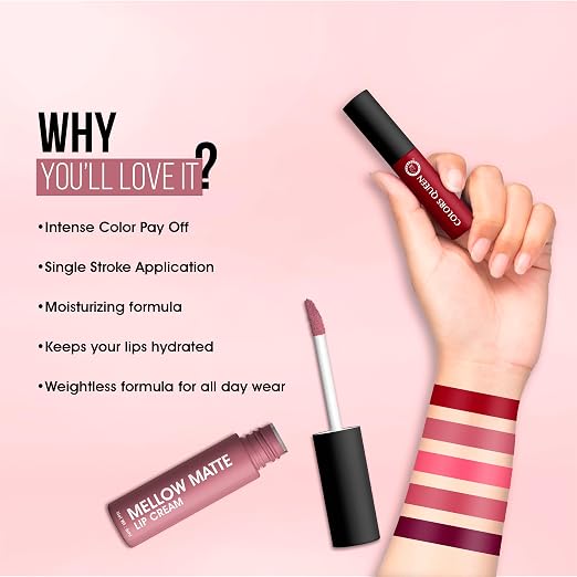 Colors-Queen-Mellow-Matte-Lip-Cream