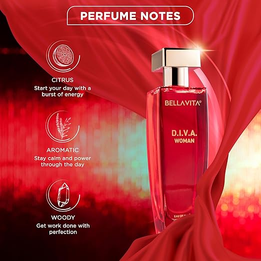 Bella Vita Luxury Date, Floral Senorita & DIVA EDP Liquid Perfumes Combo